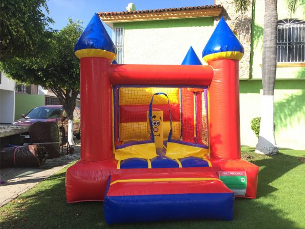 Castillo inflable de colores