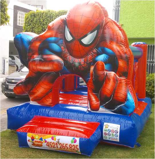 Inflable Cubo de Hombre Araña